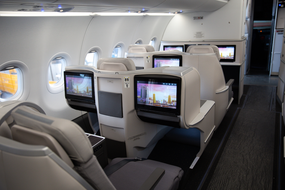 阿斯塔纳航空迎接首架全新空客a321lr并将执飞中国航线